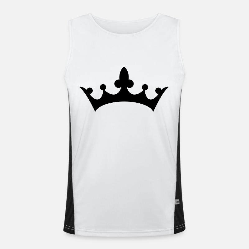 krone Funktionelles Kontrast-Tank Top für Männer 