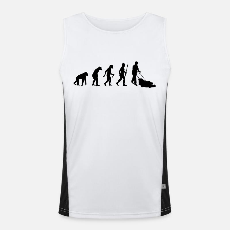 Évolution des jardiniers Débardeur respirant contrasté Homme 