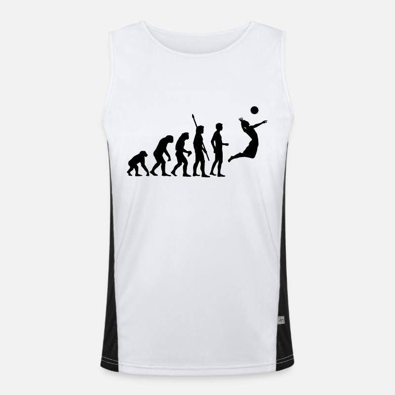 evolution_volleyball Men's Functional Contrast Tank Top 