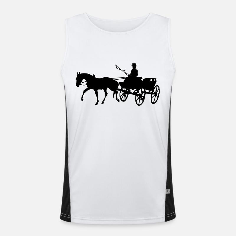 Kutsche Funktionelles Kontrast-Tank Top für Männer 