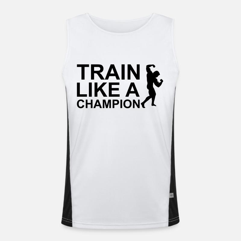 Train like a Champion 2 Débardeur respirant contrasté Homme 