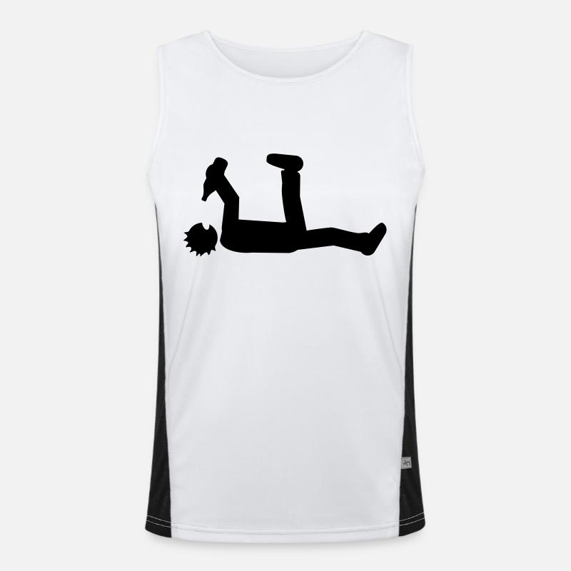 drunk Funktionelles Kontrast-Tank Top für Männer 