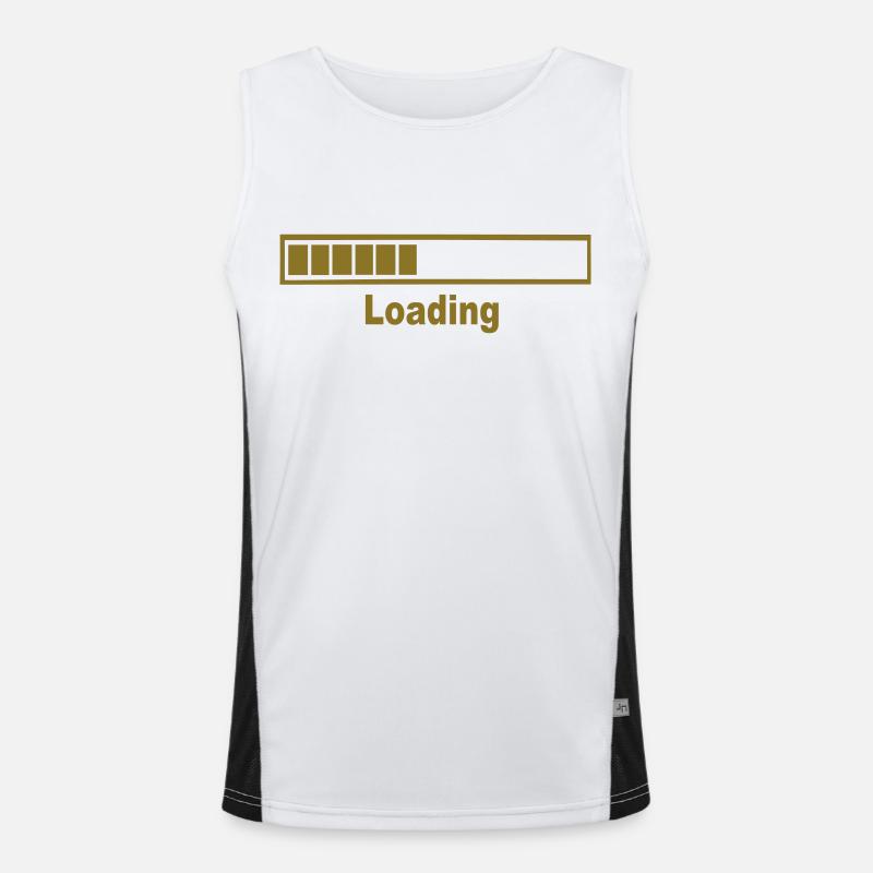 loading Funktionelles Kontrast-Tank Top für Männer 