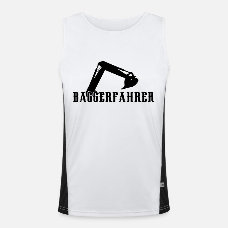 Bagger Funktionelles Kontrast-Tank Top für Männer 