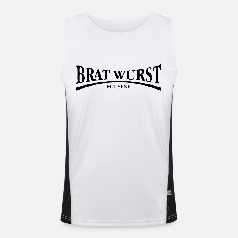 Bratwurst Men's Functional Contrast Tank Top 