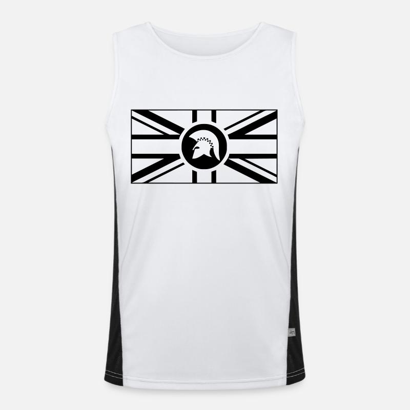 early_reggae_negative Men's Functional Contrast Tank Top 
