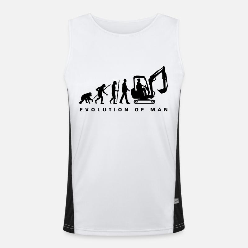 evolution_baggerfahrer_122013_a_1c Funktionelles Kontrast-Tank Top für Männer 