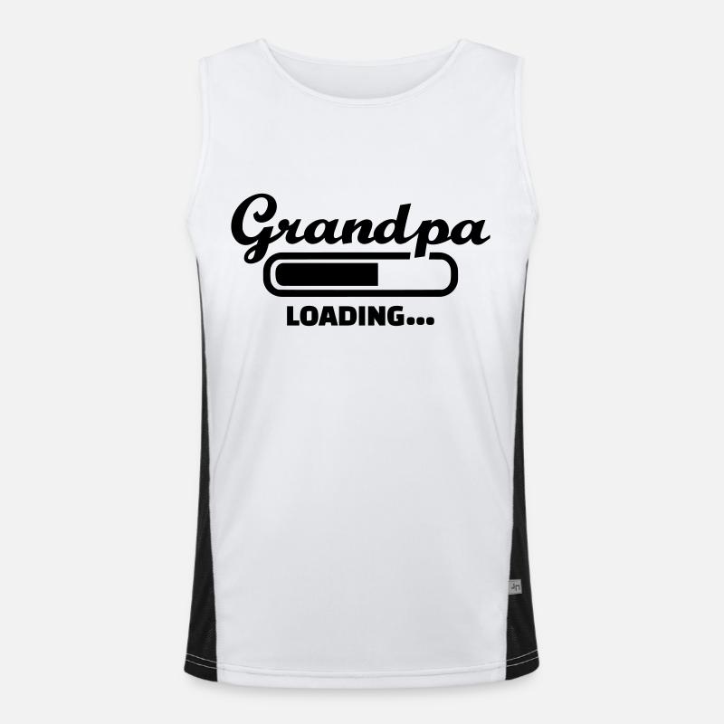 Opa Funktionelles Kontrast-Tank Top für Männer 
