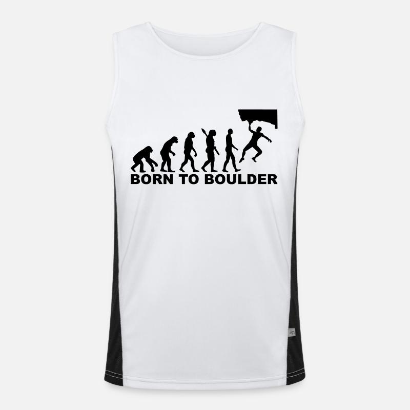 Bouldern Funktionelles Kontrast-Tank Top für Männer 