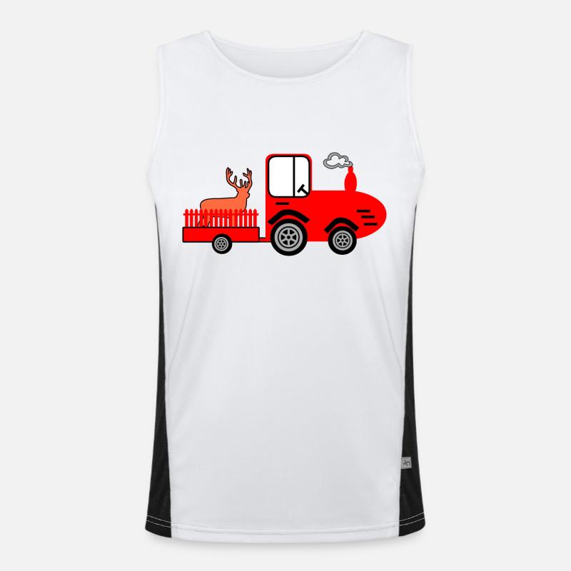 Traktor Funktionelles Kontrast-Tank Top für Männer 