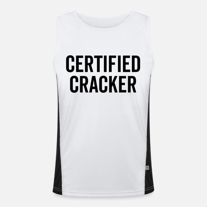 Certified Cracker Men's Functional Contrast Tank Top 
