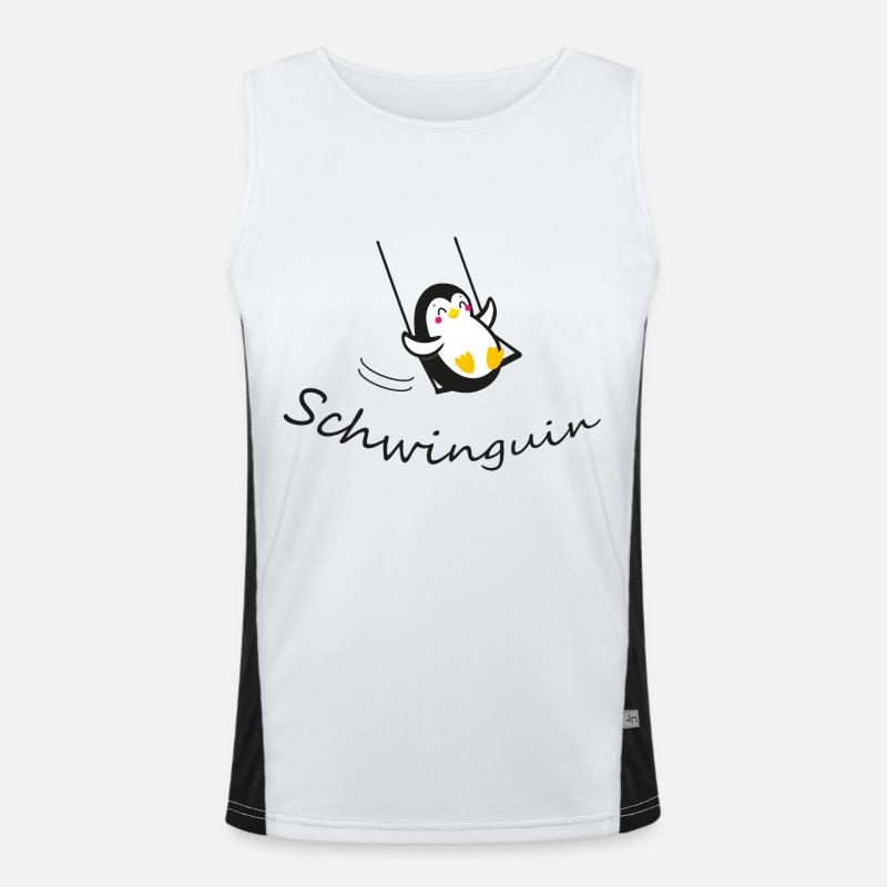 Schwinguin Funktionelles Kontrast-Tank Top für Männer 