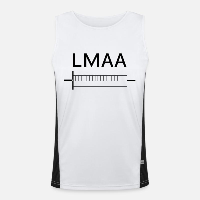 syringe lmaa Men's Functional Contrast Tank Top 