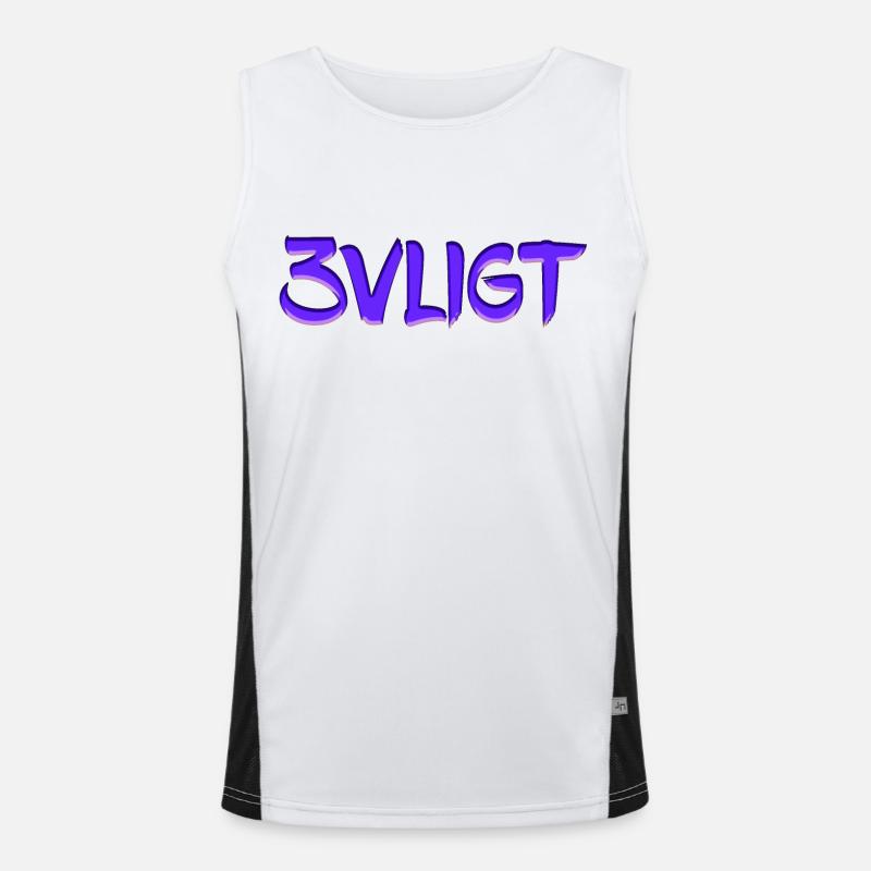 sms chat language continues swedish chat language Men's Functional Contrast Tank Top 