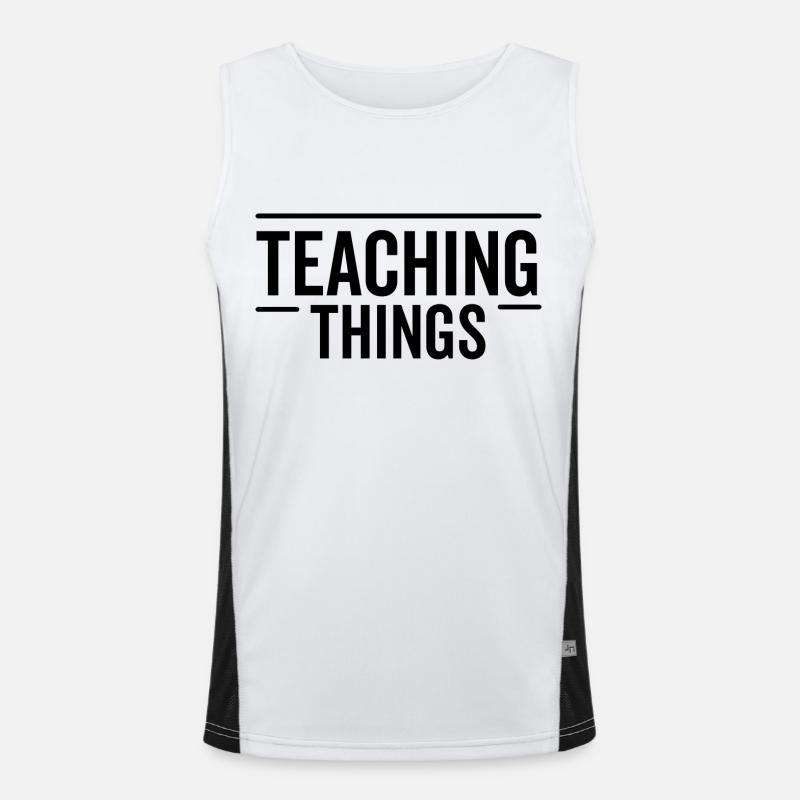 Teaching Things Men's Functional Contrast Tank Top 