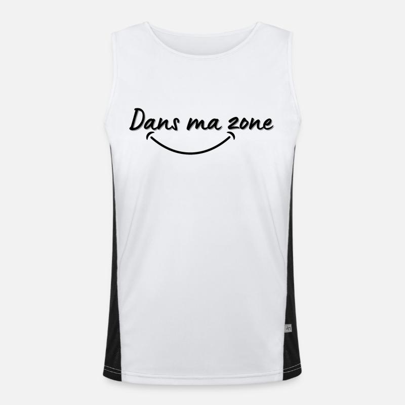 DANS MA ZONE Débardeur respirant contrasté Homme 