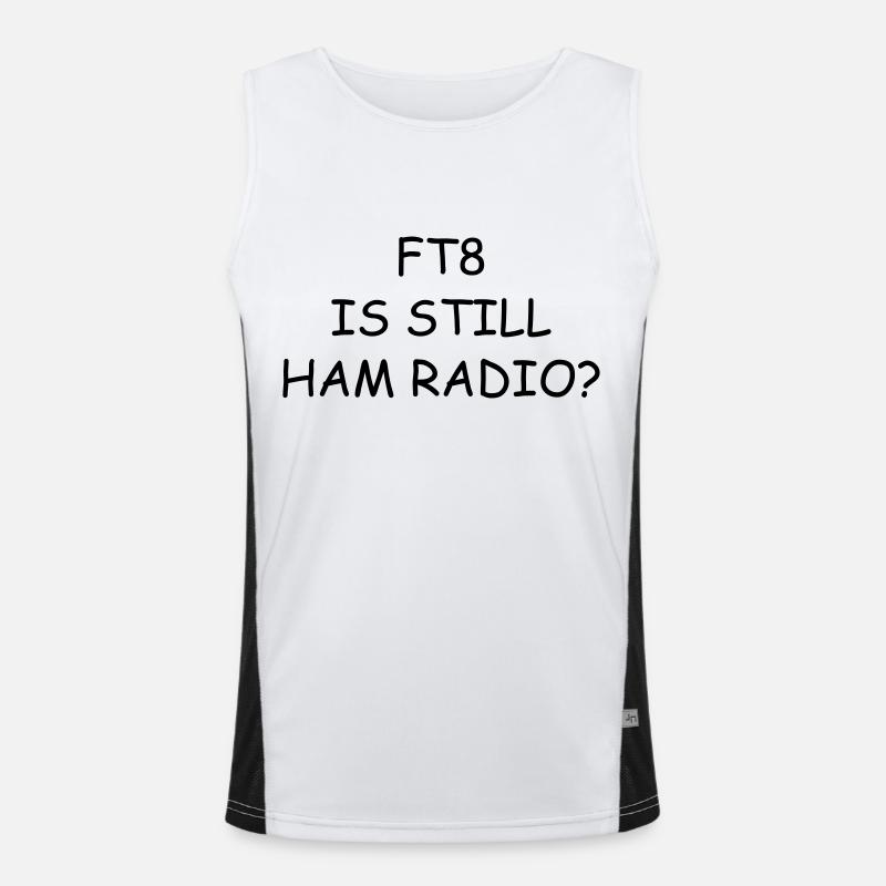 ft8 is still ham radio ? Men's Functional Contrast Tank Top 