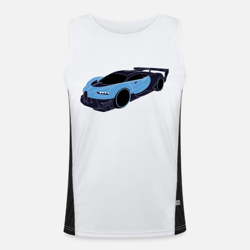 Buga Sportwagen Funktionelles Kontrast-Tank Top für Männer 