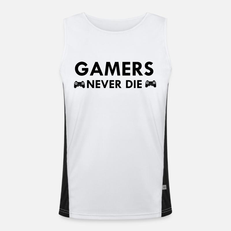 Game Gaming PC Funktionelles Kontrast-Tank Top für Männer 