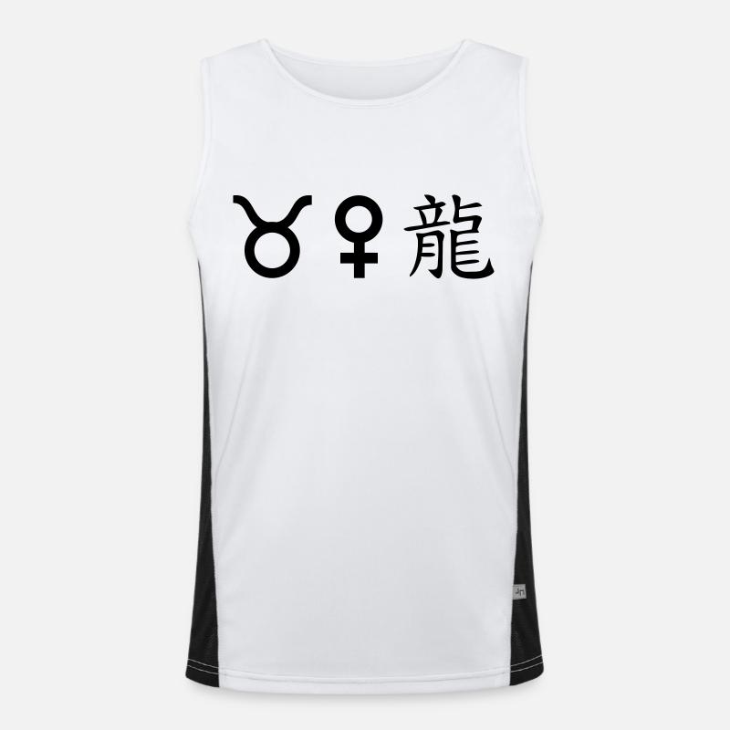 stier venus drache Funktionelles Kontrast-Tank Top für Männer 