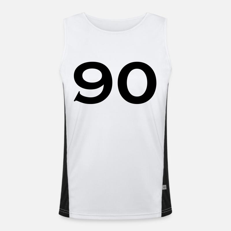 90 Funktionelles Kontrast-Tank Top für Männer 