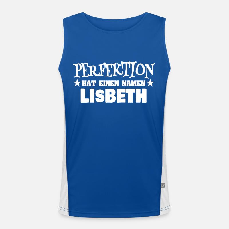Geschenk für Lisbeth Funktionelles Kontrast-Tank Top für Männer 