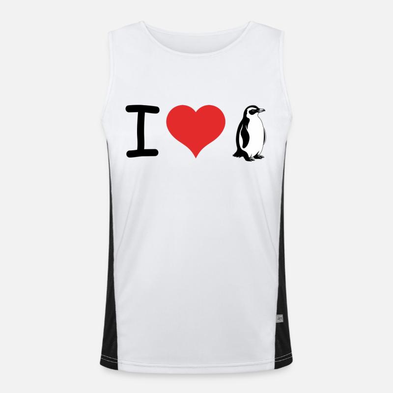 J’adore les pingouins - Pet Design Débardeur respirant contrasté Homme 