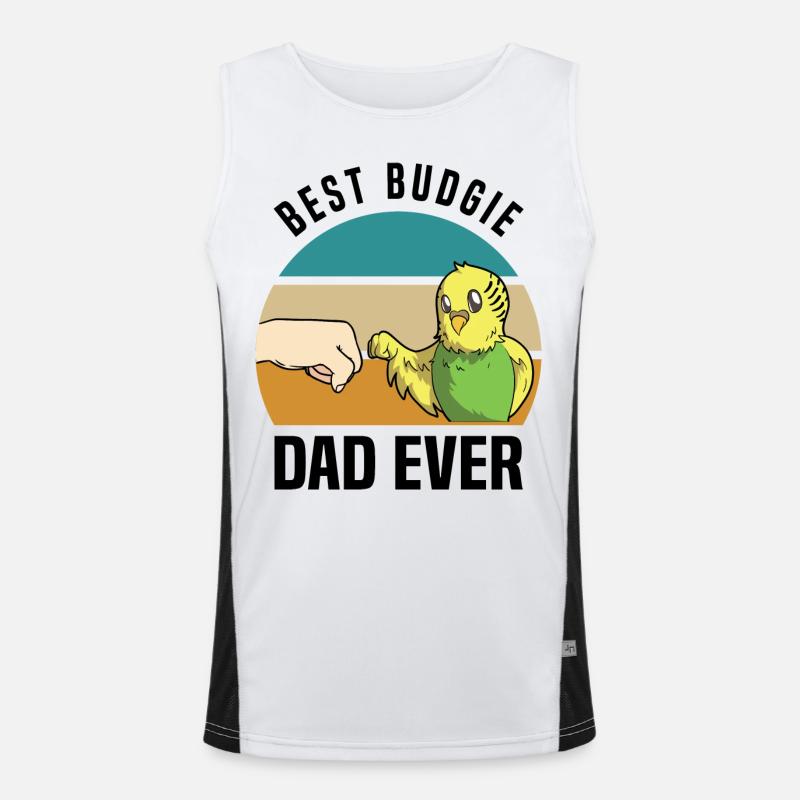 Perruche ondulée Débardeur respirant contrasté Homme 