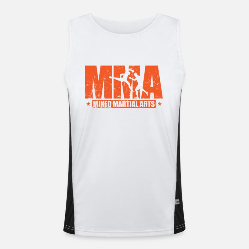 MMA Mixed Martial Arts Martial Arts Cage Men's Functional Contrast Tank Top 