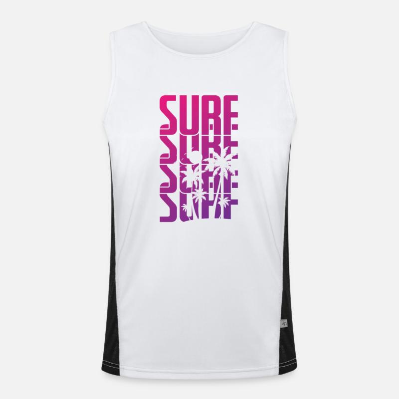 Surf Surf Surfing Sport Wind Débardeur respirant contrasté Homme 