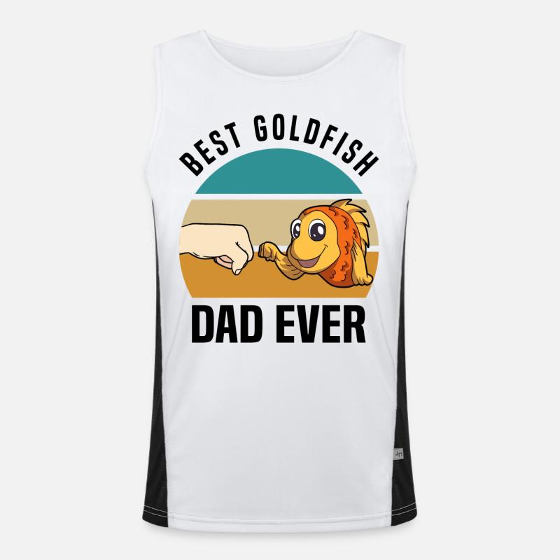 Goldfisch Funktionelles Kontrast-Tank Top für Männer 