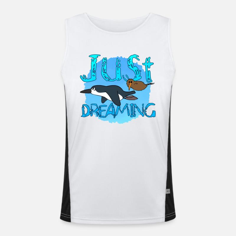 just dreaming Funktionelles Kontrast-Tank Top für Männer 