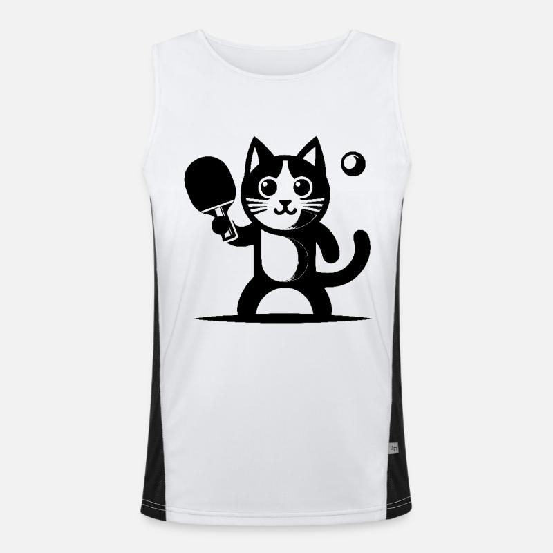 Chat de ping-pong Débardeur respirant contrasté Homme 