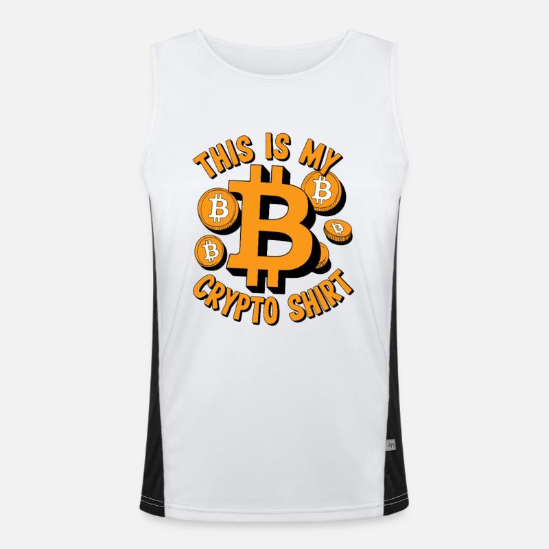 C’est ma chemise crypto Débardeur respirant contrasté Homme 