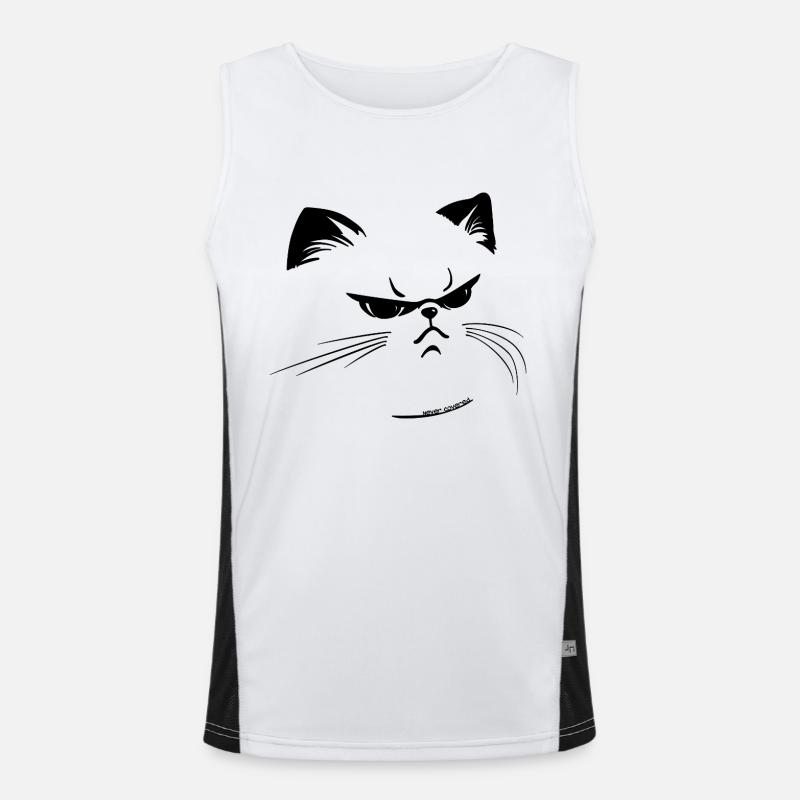 Grumpy or not? Men's Functional Contrast Tank Top 