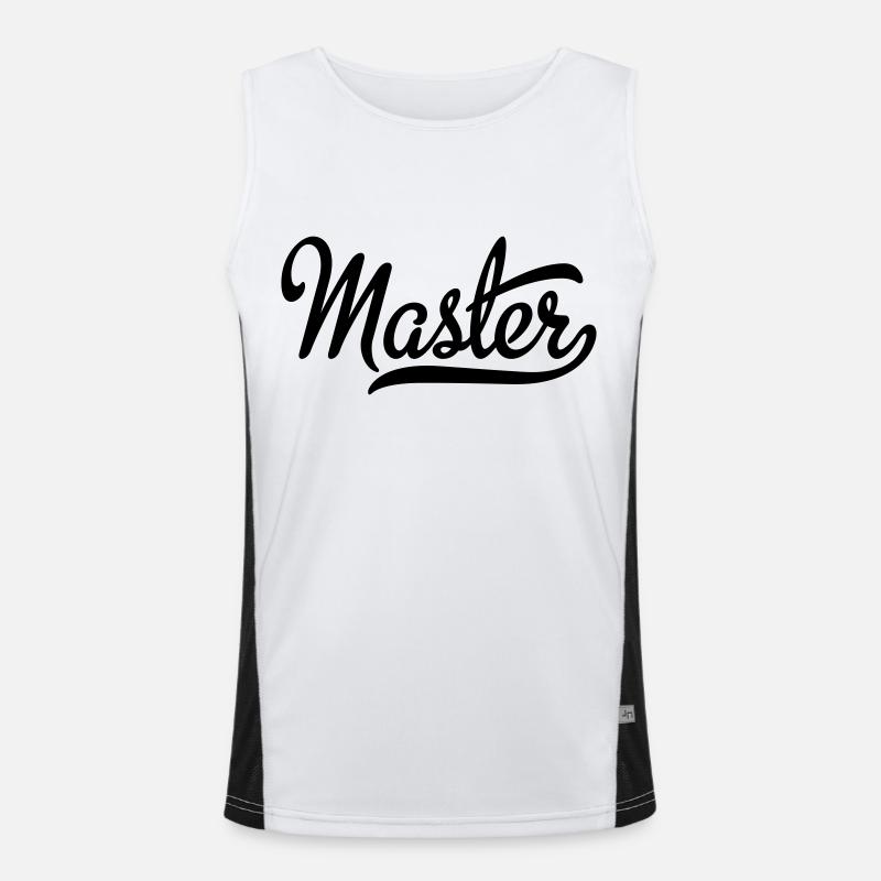 Master Funktionelles Kontrast-Tank Top für Männer 