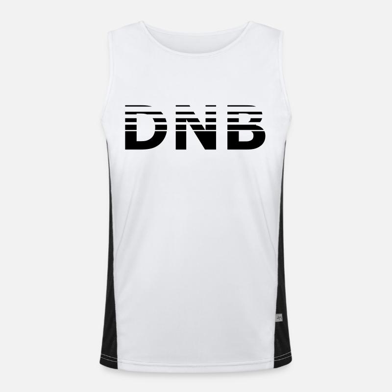 DNB_Logo_Fade Funktionelles Kontrast-Tank Top für Männer 