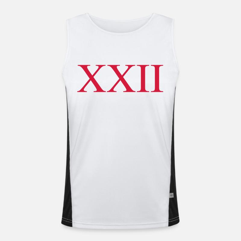 22 Men's Functional Contrast Tank Top 