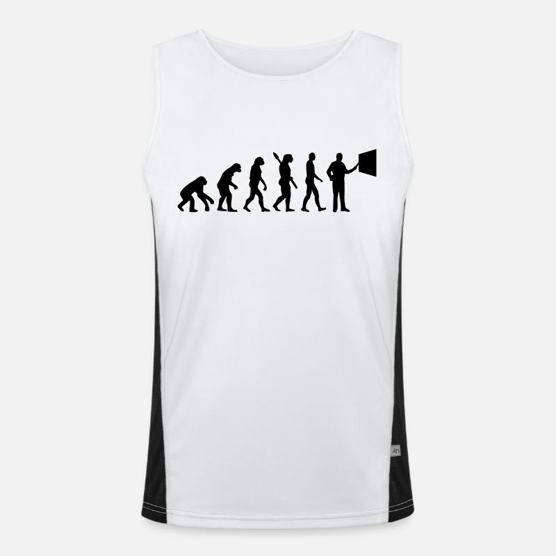 Lehrer Funktionelles Kontrast-Tank Top für Männer 