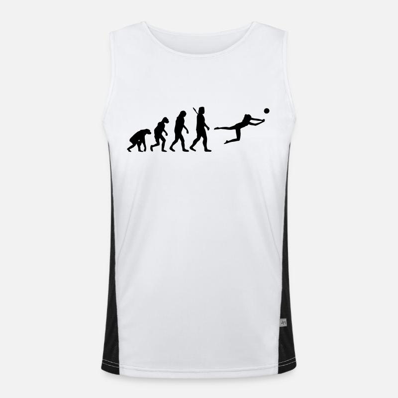 Evolution Beachvolleyball Funktionelles Kontrast-Tank Top für Männer 