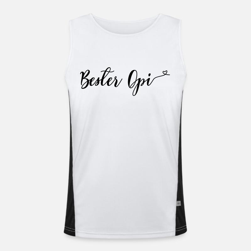 bester_opi Funktionelles Kontrast-Tank Top für Männer 