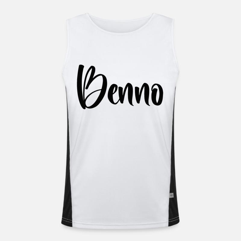 First name - Benno Men's Functional Contrast Tank Top 