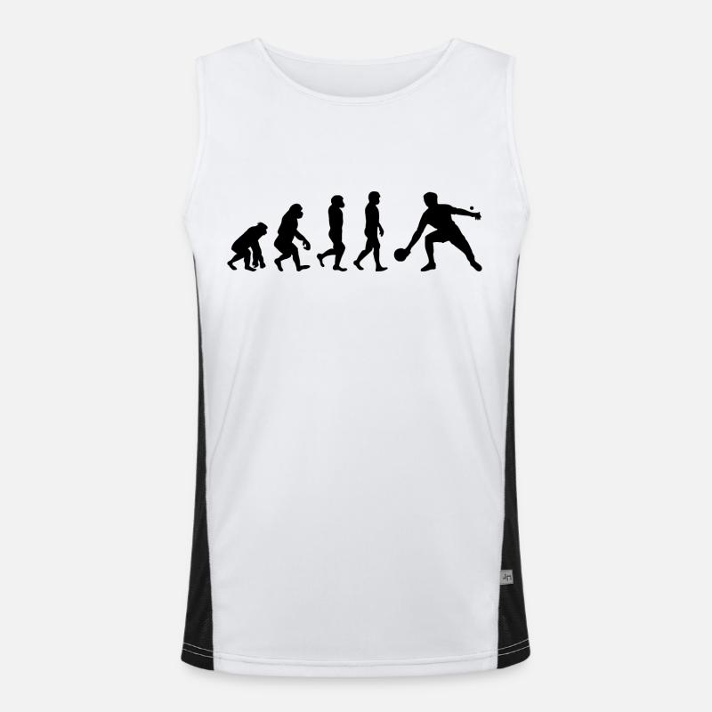 Ping Pong Master Table Tennis Coach Evolution Men's Functional Contrast Tank Top 