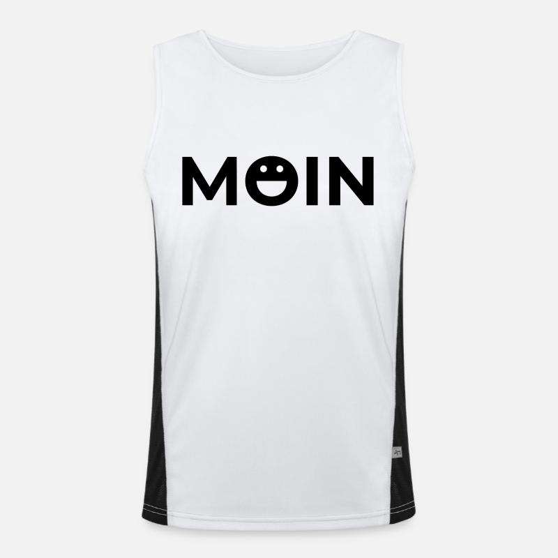 Smile Moin Funktionelles Kontrast-Tank Top für Männer 