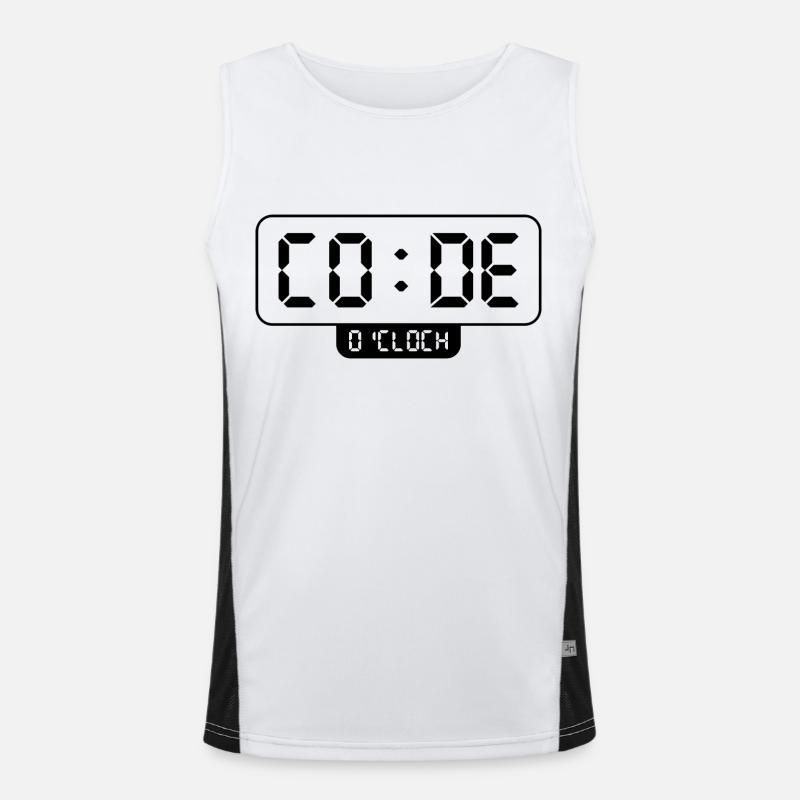 Programmieren Funktionelles Kontrast-Tank Top für Männer 