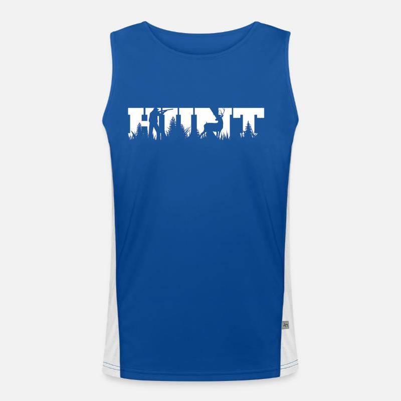 Hunter - Nature Gift Idea Men's Functional Contrast Tank Top 