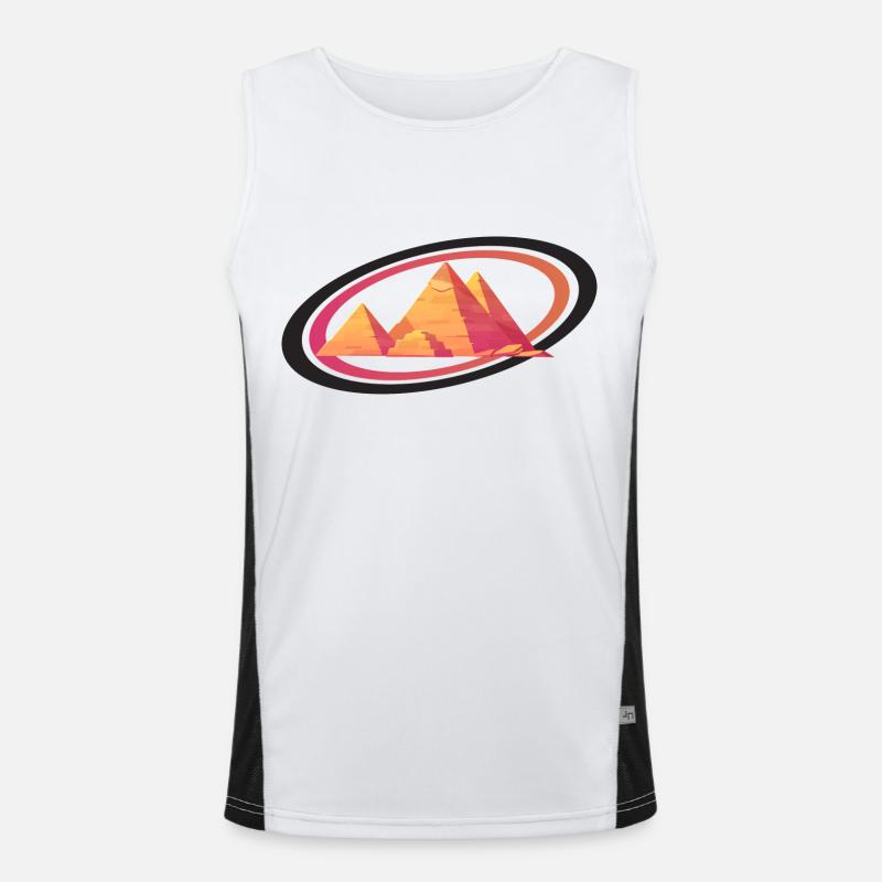 Pyramides d’Égypte Débardeur respirant contrasté Homme 