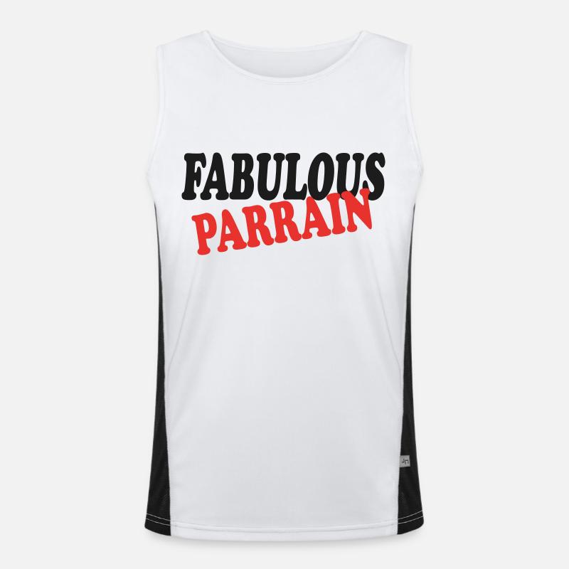 Fabulous GODFATHER Men's Functional Contrast Tank Top 