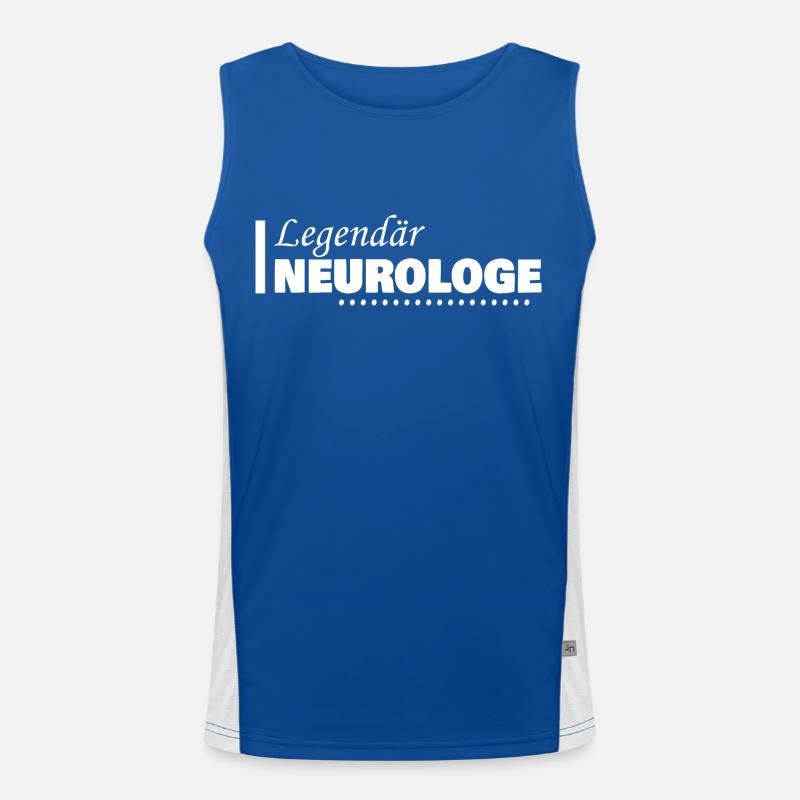 Occupation Neurologist Men's Functional Contrast Tank Top 