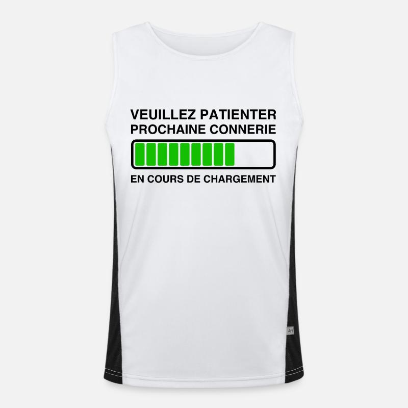 Please Wait Next in progress Men's Functional Contrast Tank Top 